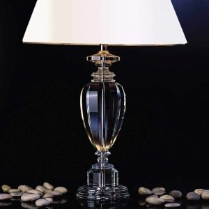 Base para Abajur em Vidro Classic Bella Iluminação