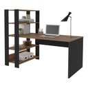 Ver imagem 3 de Mesa para Escritório Estilo Industrial com Estante