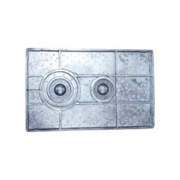 Chapa Fogão a Lenha 50 X 80cm Alvenaria Especial - Maestro - 2 Chapa Fogão a Lenha 50 X 80cm Alvenaria Especial - Maestro - 2