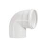 Kit 5 Joelho Esgoto 90º Branco 50mm - Krona - 1