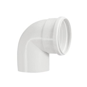 Joelho Esgoto 90º Branco - Krona, Tamanho: 50mm