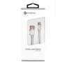 Cabo Lightning MFi para USB Nylon 1.2m Silver | GT Goldentec Acessórios - 1