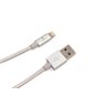 Cabo Lightning MFi para USB Nylon 1.2m Silver | GT Goldentec Acessórios - 4