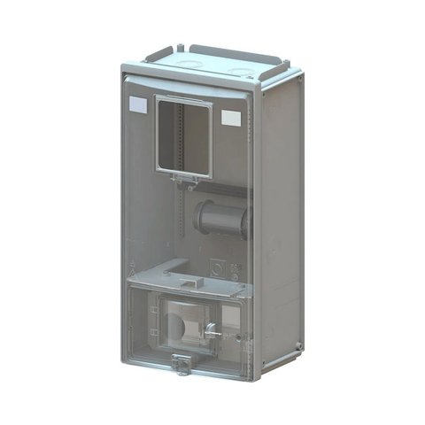 Caixa Padrão Medidor Energia Cmd3 Trifásico Preta