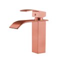 Ver imagem 1 de Torneira Moncomando Misturador Banheiro Lavabo Berlim Rose Gold Demima