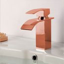 Ver imagem 3 de Torneira Moncomando Misturador Banheiro Lavabo Berlim Rose Gold Demima