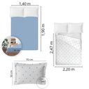 Ver imagem 4 de Jogo de Cama 100% Algodão Casal 300 Fios Nova América