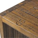 Ver imagem 6 de Aparador para Sala de Estar Flauer com Gravura Madeira Maciça Rustic Brown