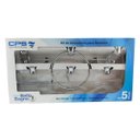 Ver imagem 2 de Kit Banheiro Plástico 5 peças Cristal - Bello Bagno, Tamanho: Cristal