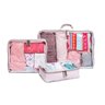Kit de Bolsa Maternidade com 8 Itens Bubble Rosa - Masterbag Baby - 13