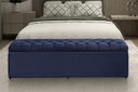 Ver imagem 2 de Calçadeira Baú Imperatriz 100 cm Suede Azul Marinho