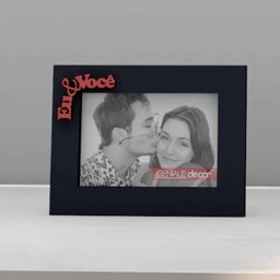 Porta Retrato Horizontal Preto 15x21 Eu & Você Geniale 12 - 3