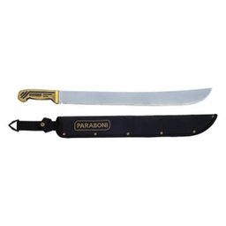 Facão Mato Aço Inox Cabo Zamac 18" com Bainha Nylon Reforçada - Paraboni - 1