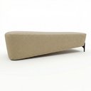 Ver imagem 6 de Puff Recamier Decorativo Orgânico Lavie 140cm Premium Chenille Bouclê Pérola - Desk Design