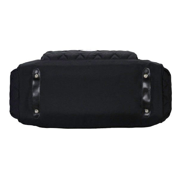 Kit Mala Maternidade com Rodinha e Bolsa Everyday Nylon Glow Preta - Masterbag Baby - 6