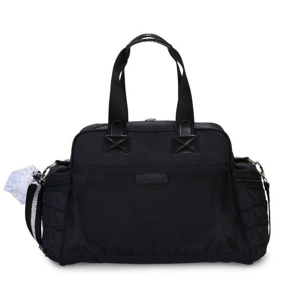 Kit Mala Maternidade com Rodinha e Bolsa Everyday Nylon Glow Preta - Masterbag Baby - 10