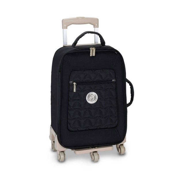 Kit Mala Maternidade com Rodinha e Bolsa Everyday Nylon Glow Preta - Masterbag Baby - 13