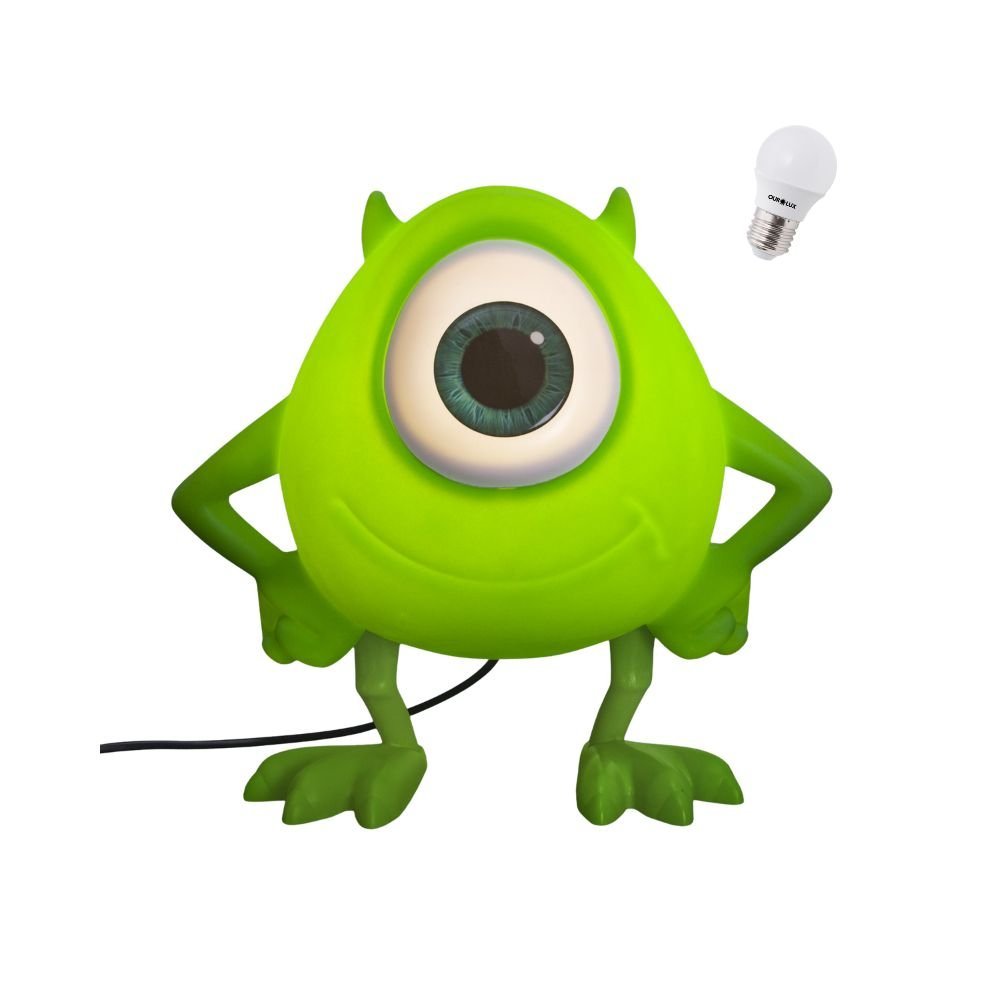Luminária Infantil Usare Mike Wazowski Monstros S A Disney Pixar com Lâmpada LED - 4
