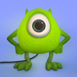 Luminária Infantil Usare Mike Wazowski Monstros S A Disney Pixar com Lâmpada LED - 1
