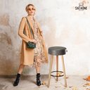 Ver imagem 4 de Kit 2 Banquetas Londres Cor Preto Salaone