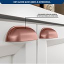 Ver mais imagens de Cozinha Modulada Compacta Americana 2 Peças com Balcão 2 Portas 2 Gavetas Tampo Unna Branco