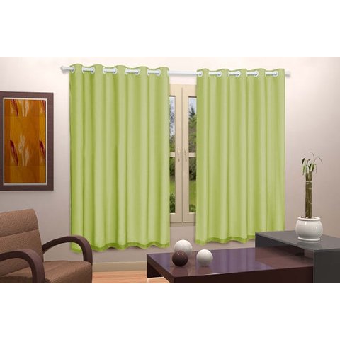 Cortina Blackout PVC com Voil Liso 1,80 M x 2,80 M Campari - Verde-Limão