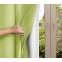 Ver imagem 2 de Cortina Blackout PVC com Voil Liso 1,80 M x 2,80 M Campari - Verde-Limão