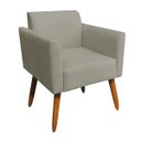 Ver imagem 5 de Kit 2 Poltronas Marisa Suede Pés Palito Castanho D’Rossi - Marrom Rato