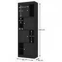 Ver imagem 4 de Estante para Livros 4 Portas Onix Tx Ho-2926 - Hecol Móveis