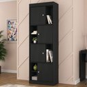 Ver imagem 1 de Estante para Livros 4 Portas Onix Tx Ho-2926 - Hecol Móveis