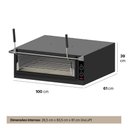 Ver imagem 3 de FG8622 Assador Guilhotina Elétrico 220V 80x60cm com Cavalete