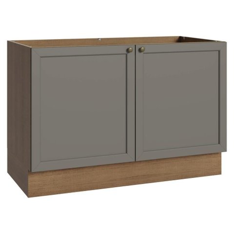 Balcão Gabinete de Pia 120 Cm (sem Tampo) Vik Madesa