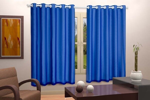 Cortina Blackout PVC com Voil Liso 2,50 M x 2,80 M Campari - Azul - 2