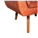 Ver imagem 7 de Kit 2 Poltronas Opala Corano Pés Palito Castanho - Couro Nozes