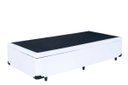 Ver imagem 3 de Cama Box Baú Solteiro Conforto Sintético Branco + Colchão Solteiro Conforto Espuma D33 30x88x188