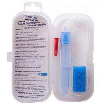 Kit Filtro Descartável e Aspirador nasal para bebês - Nosefrida - 8
