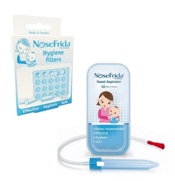 Kit Filtro Descartável e Aspirador nasal para bebês - Nosefrida - 1
