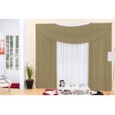 Ver imagem 1 de Cortina Em Malha Com Bando 3,00 M X 2,50 M - Cores Diversas: Cáqui