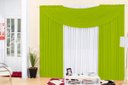 Ver imagem 1 de Cortina Em Malha Com Bando 3,00 M X 2,50 M - Cores Diversas: Verde Limão