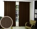 Ver imagem 1 de Cortina Maya Tecido Rústico 3,00m X 2,80m Campari Textil: Marrom Escuro