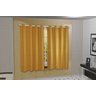Cortina Blackout PVC com Tecido Voil xadrez 2,80 M x 2,50 M - Mostarda - 2