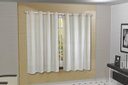 Ver imagem 2 de Cortina Blackout PVC com Tecido Voil xadrez 2,80 M x 2,50 M - Palha