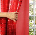 Ver imagem 1 de Cortina Blackout PVC com Tecido Voil xadrez 2,80 M x 1,80 M - Vermelho