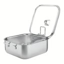 Ver imagem 2 de Caçarola Tramontina Grano Quadrada Aço Inox Suporte para Tampa 4 L