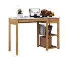 Ver imagem 1 de Mesa Infantil 1 Gaveta 2 Prateleiras 100% Mdf 7994 Branco Brilho/amêndoa - Móveis Peroba