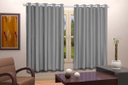 Ver imagem 5 de Cortina Blackout PVC com Voil Liso 2,50 M x 2,80 M Campari - Cinza
