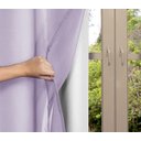 Ver imagem 3 de Cortina Blackout PVC com Voil Liso 2,50 M x 2,80 M Campari - Lilás