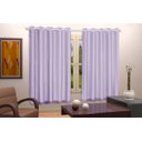 Ver imagem 2 de Cortina Blackout PVC com Voil Liso 2,50 M x 2,80 M Campari - Lilás