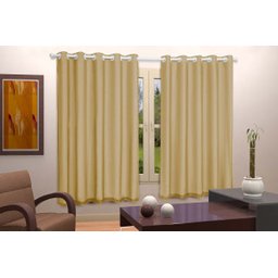 Cortina Blackout PVC com Voil Liso 2,50 M x 2,80 M Campari - Amarelo - 2