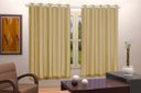 Ver imagem 2 de Cortina Blackout PVC com Voil Liso 2,50 M x 2,80 M Campari - Amarelo